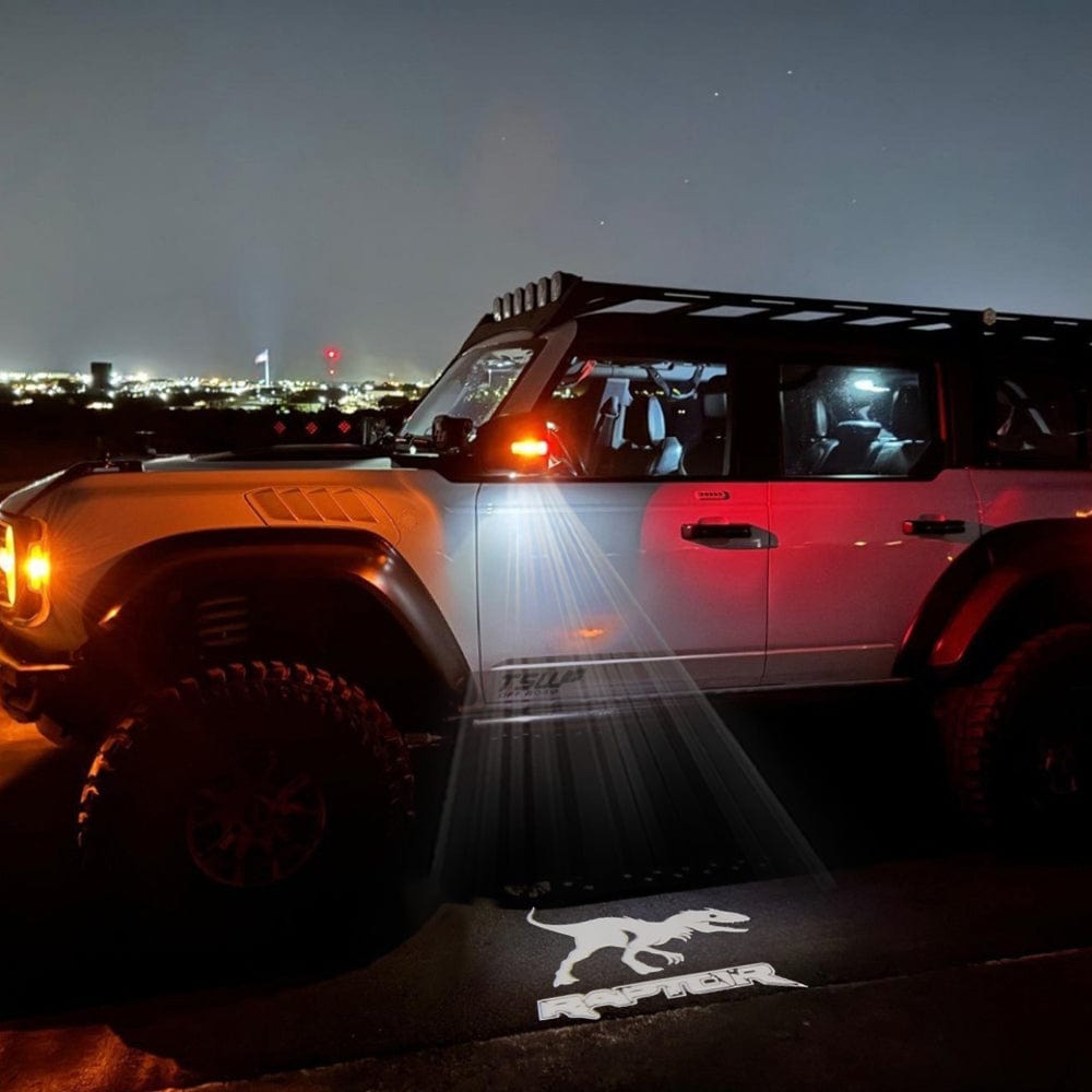 Premium LED Side Mirror Projector Puddle Approach Lights for Ford Bronco 2021-2026