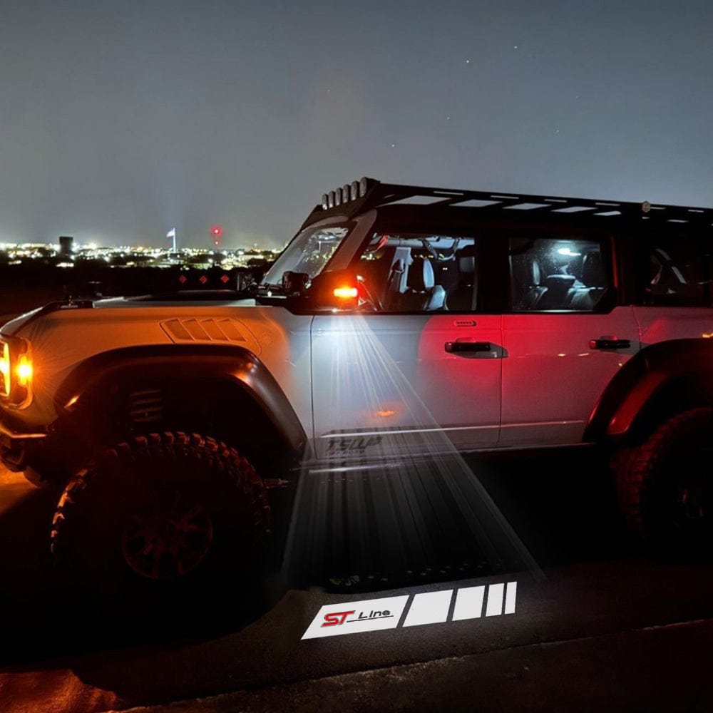 Premium LED Side Mirror Projector Puddle Approach Lights for Ford Bronco 2021-2026