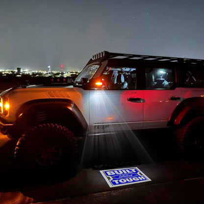 Premium LED Side Mirror Projector Puddle Approach Lights for Ford Bronco 2021-2026