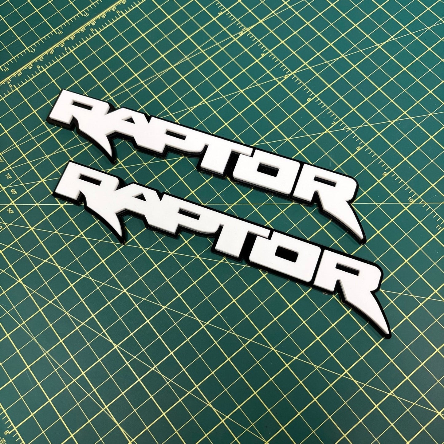 Ford Raptor Door Emblems (F150, Ranger, Bronco) - sold as a pair