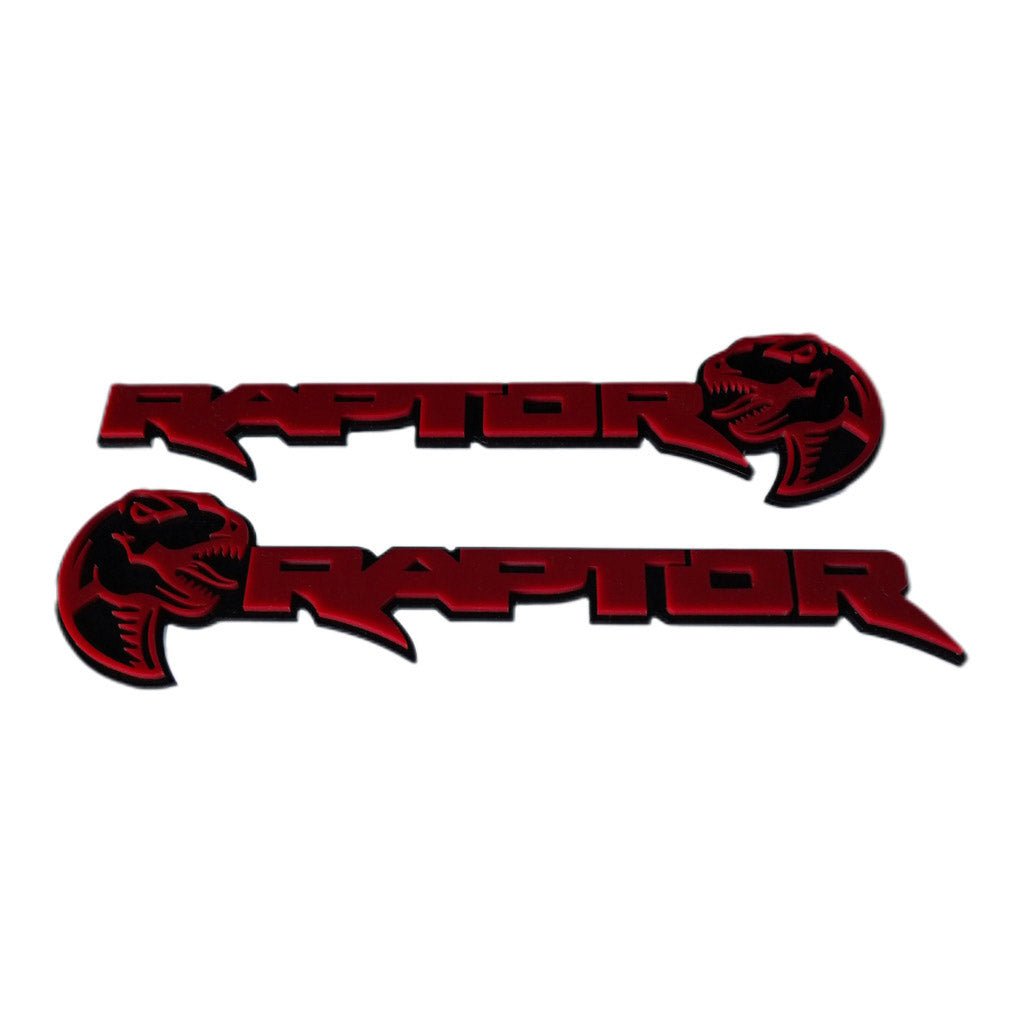 Ford Raptor Door Emblems (F150, Ranger, Bronco) - sold as a pair - Speedlogix