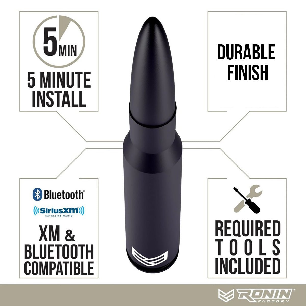 FORD TUFFLOCK® BULLET ANTENNA - Speedlogix