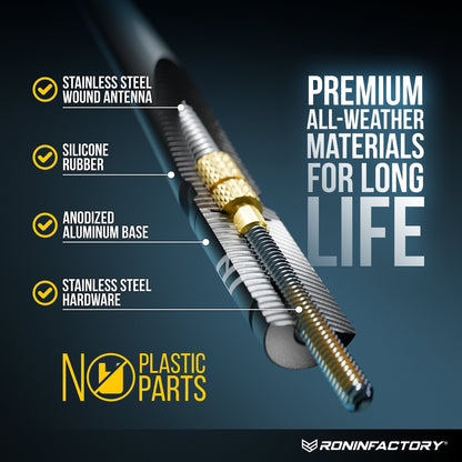 FORD TUFFLOCK® FLEXIBLE ANTENNA (8 INCH) - Speedlogix