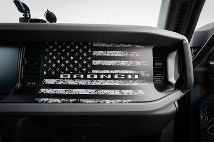 Freedom Series American Flag Dash Overlay - 2021+ Bronco - Speedlogix