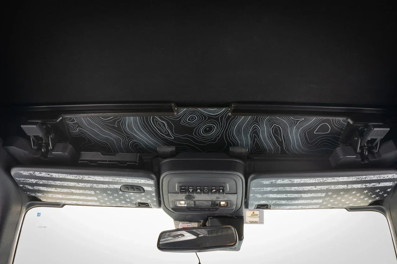 Freedom Series Sun Visor Overlays (Printed Series) - 2021+ Bronco - Speedlogix