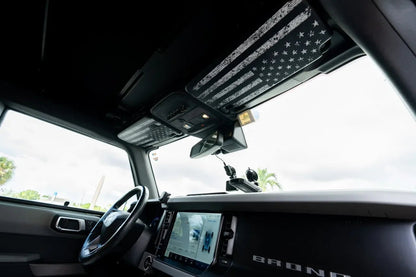 Freedom Series Sun Visor Overlays (Printed Series) - 2021+ Bronco - Speedlogix