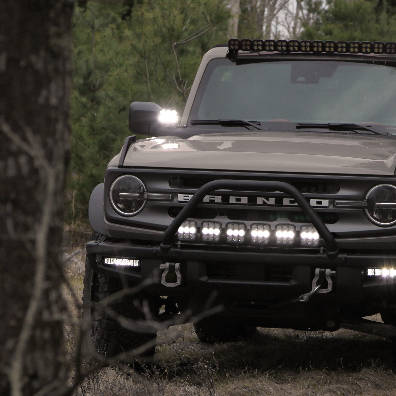 Front Bumper LED Light Kit - Ford Bronco 2021 + - Speedlogix