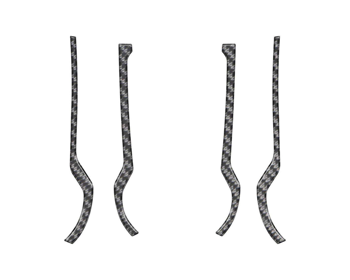 Front Grab Rail Line Inserts Fits 2021 - 2026 Ford Bronco - Speedlogix