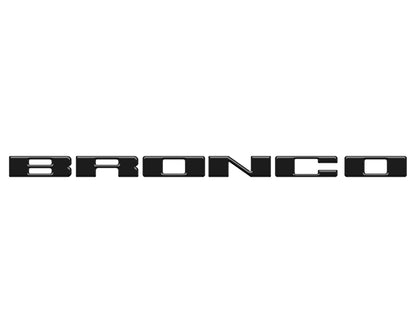 Front Grille Letter Overlays Fits 2021 - 2026 Ford Bronco - Speedlogix