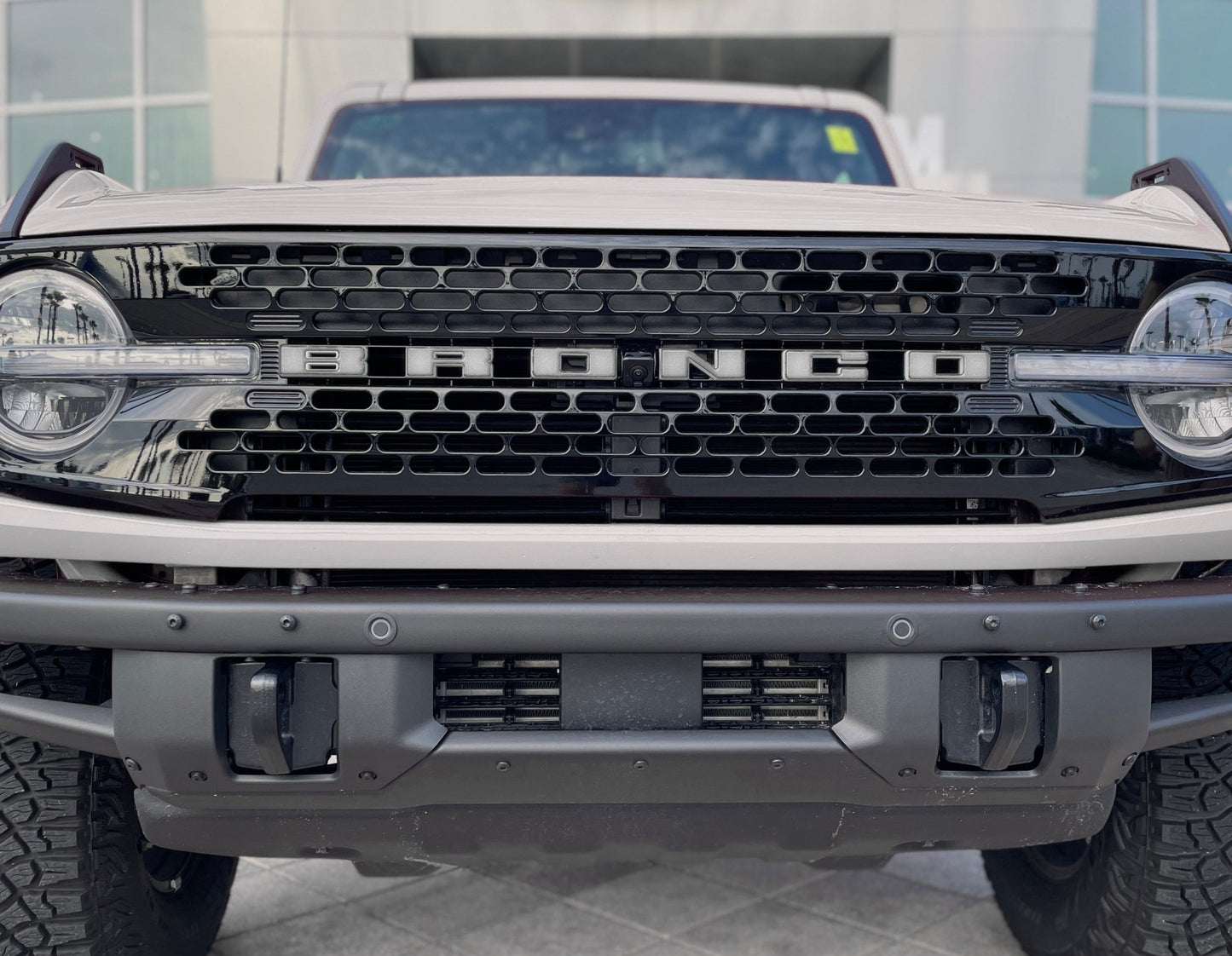 Front Grille Letter Overlays Fits 2021 - 2026 Ford Bronco - Speedlogix