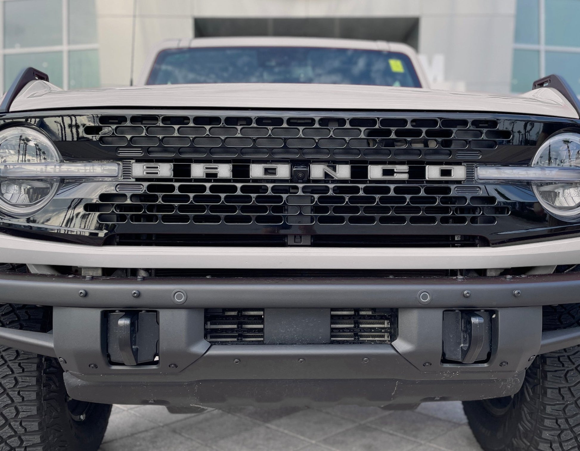 Front Grille Letter Overlays Fits 2021 - 2026 Ford Bronco - Speedlogix