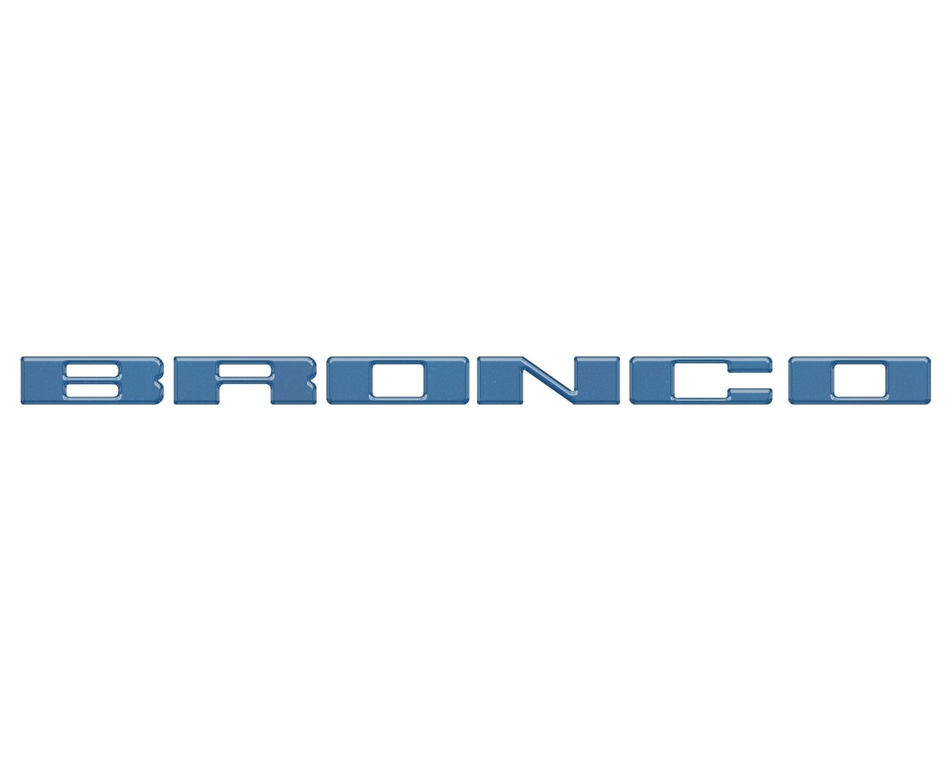 Front Grille Letter Overlays Fits 2021 - 2026 Ford Bronco - Speedlogix