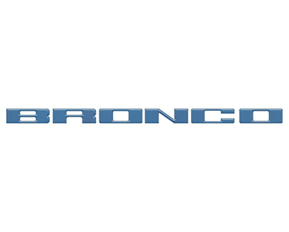 Front Grille Letter Overlays Fits 2021 - 2026 Ford Bronco - Speedlogix