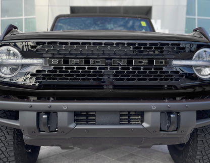 Front Grille Letter Overlays Fits 2021 - 2026 Ford Bronco - Speedlogix