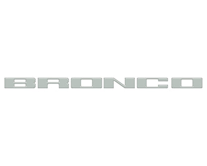 Front Grille Letter Overlays Fits 2021 - 2026 Ford Bronco - Speedlogix