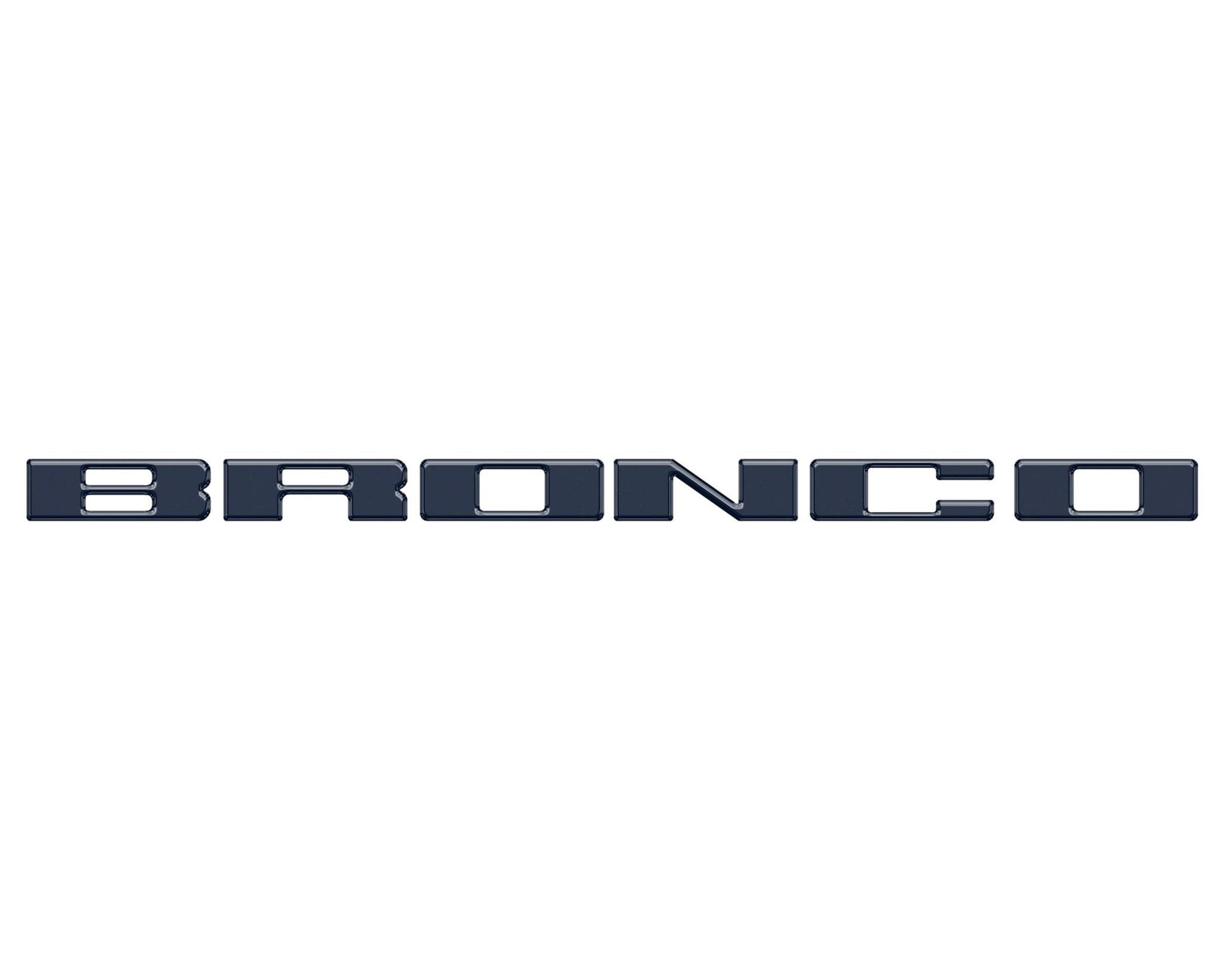 Front Grille Letter Overlays Fits 2021 - 2026 Ford Bronco - Speedlogix
