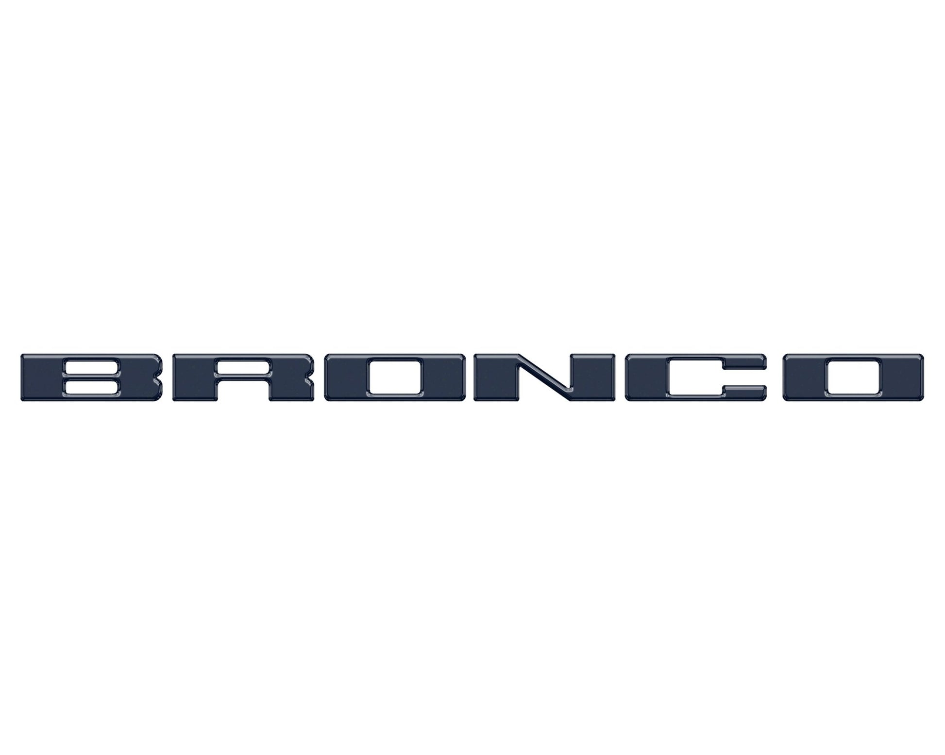 Front Grille Letter Overlays Fits 2021 - 2026 Ford Bronco - Speedlogix