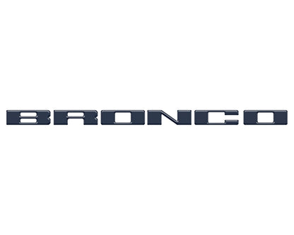 Front Grille Letter Overlays Fits 2021 - 2026 Ford Bronco - Speedlogix
