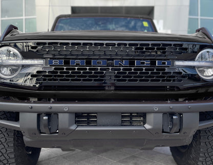 Front Grille Letter Overlays Fits 2021 - 2026 Ford Bronco - Speedlogix