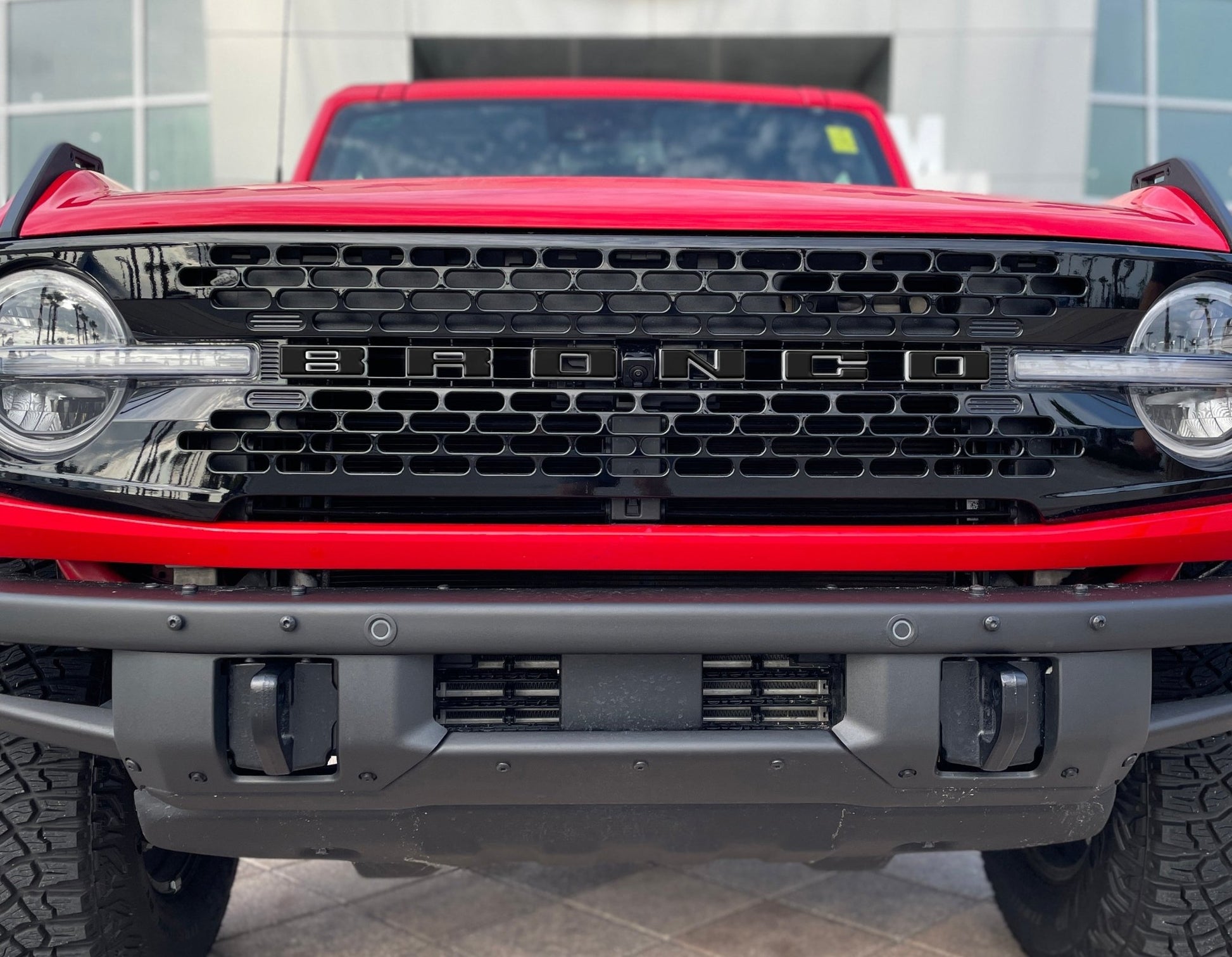 Front Grille Letter Overlays Fits 2021 - 2026 Ford Bronco - Speedlogix