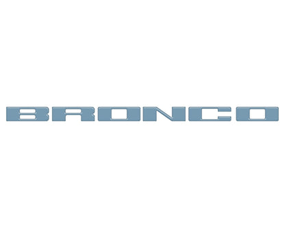 Front Grille Letter Overlays Fits 2021 - 2026 Ford Bronco - Speedlogix