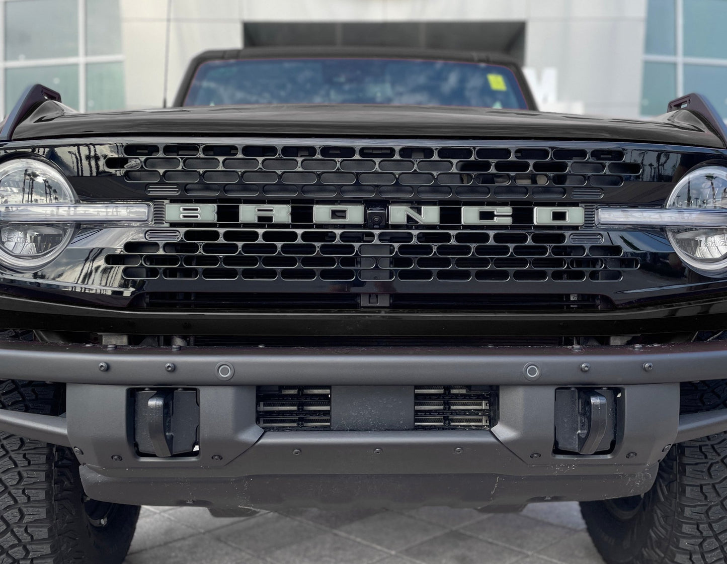 Front Grille Letter Overlays Fits 2021 - 2026 Ford Bronco - Speedlogix