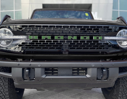 Front Grille Letter Overlays Fits 2021 - 2026 Ford Bronco - Speedlogix