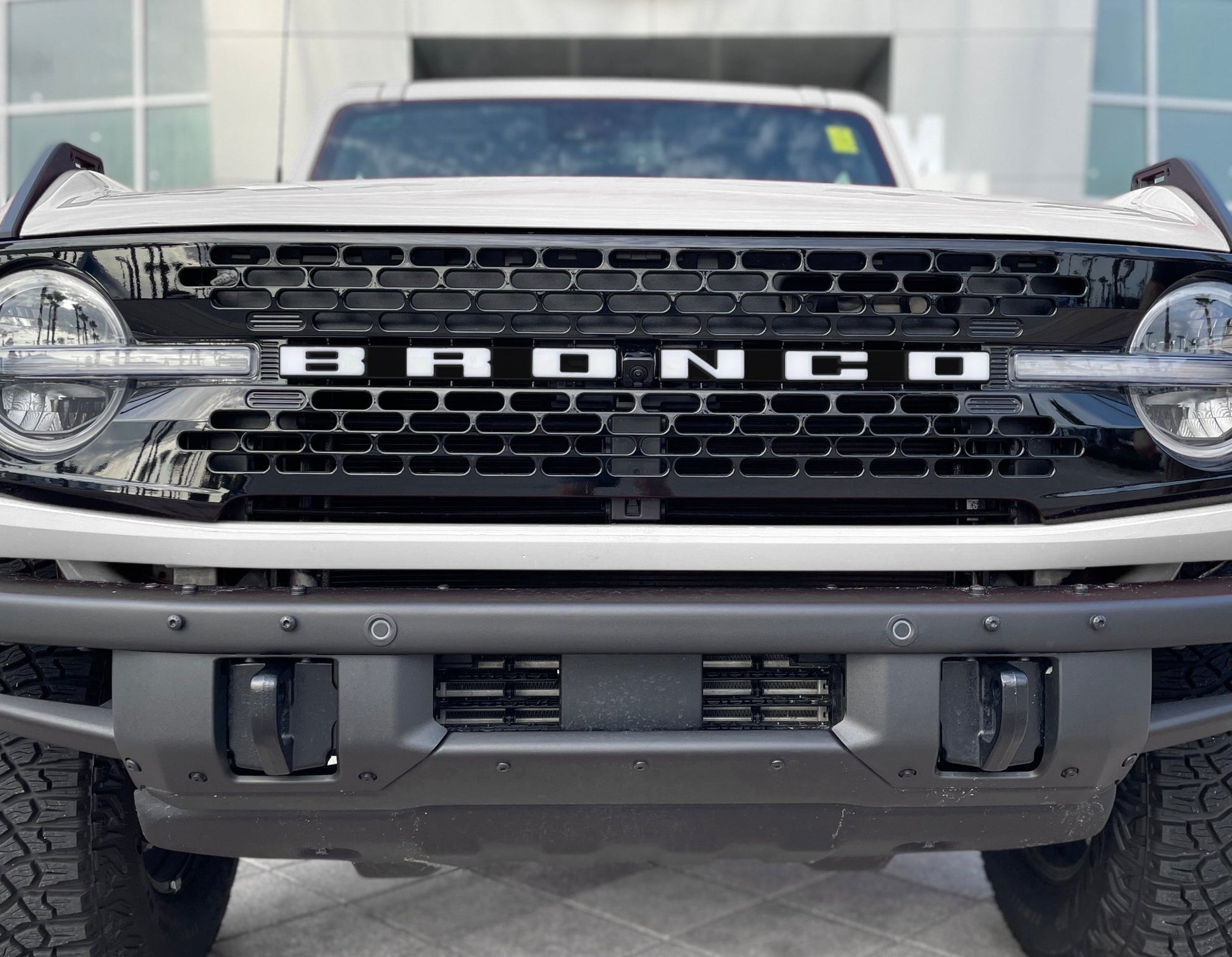 Front Grille Letter Overlays Fits 2021 - 2026 Ford Bronco - Speedlogix