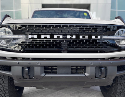 Front Grille Letter Overlays Fits 2021 - 2026 Ford Bronco - Speedlogix