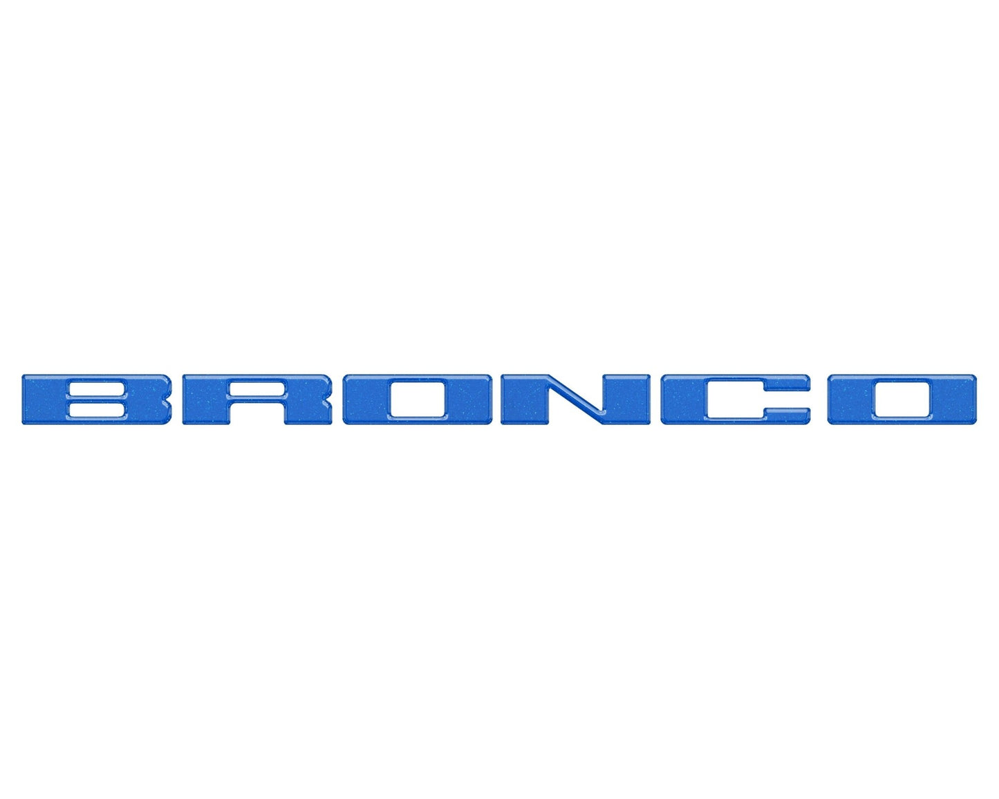 Front Grille Letter Overlays Fits 2021 - 2026 Ford Bronco - Speedlogix