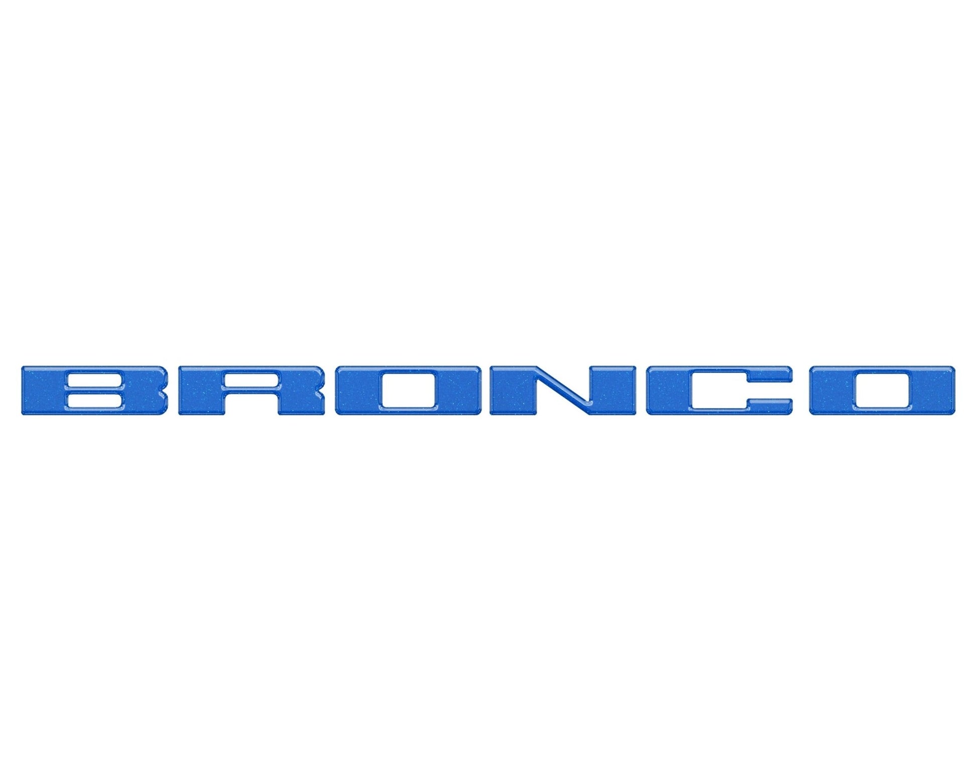 Front Grille Letter Overlays Fits 2021 - 2026 Ford Bronco - Speedlogix