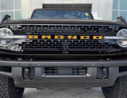Front Grille Letter Overlays Fits 2021 - 2026 Ford Bronco - Speedlogix