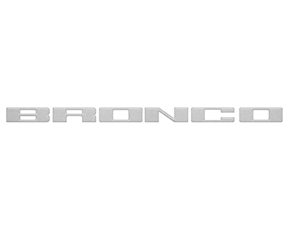 Front Grille Letter Overlays Fits 2021 - 2026 Ford Bronco - Speedlogix