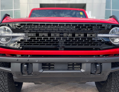 Front Grille Letter Overlays Fits 2021 - 2026 Ford Bronco - Speedlogix