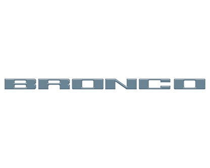 Front Grille Letter Overlays Fits 2021 - 2026 Ford Bronco - Speedlogix