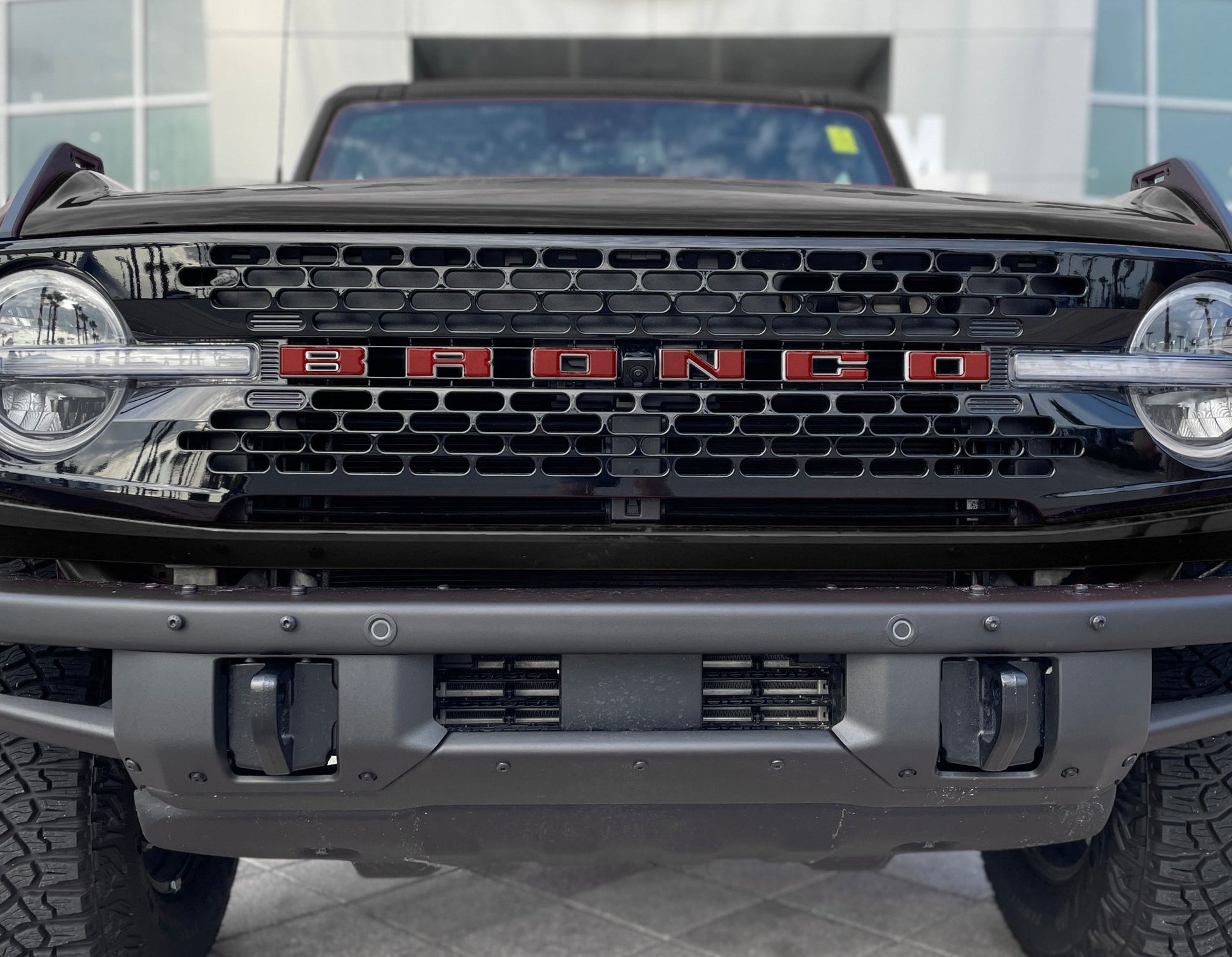 Front Grille Letter Overlays Fits 2021 - 2026 Ford Bronco - Speedlogix