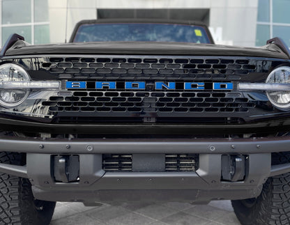 Front Grille Letter Overlays Fits 2021 - 2026 Ford Bronco - Speedlogix