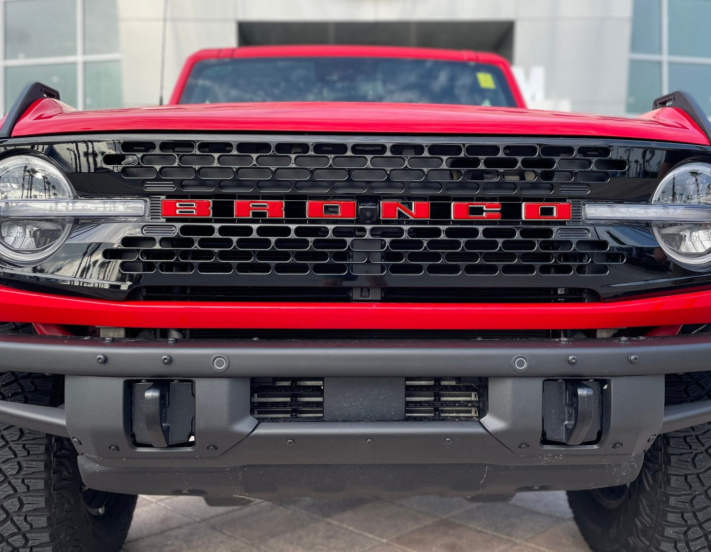 Front Grille Letter Overlays Fits 2021 - 2026 Ford Bronco - Speedlogix