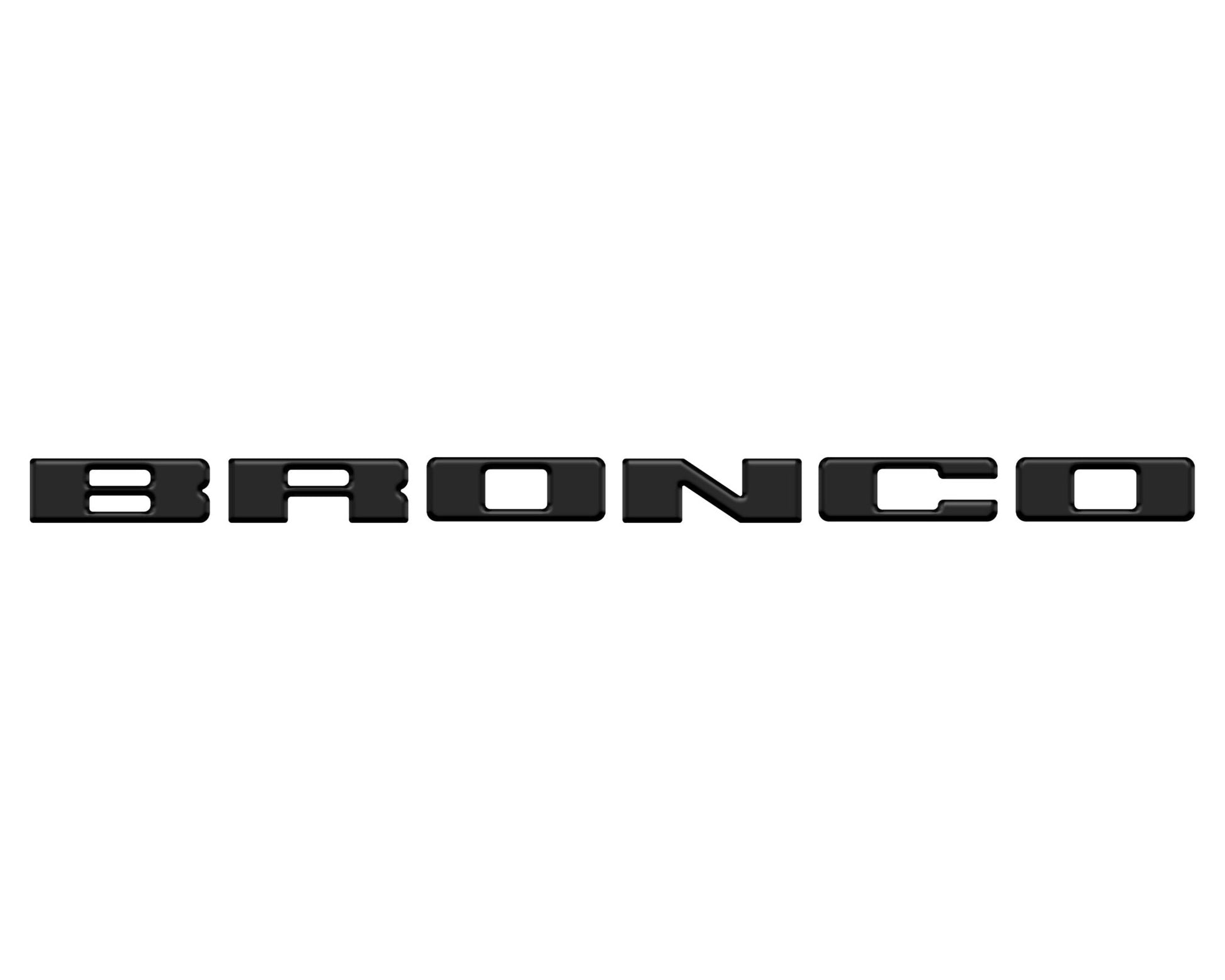 Front Grille Letters Overlays Fits 2021 - 2026 Ford Bronco Sport - Speedlogix