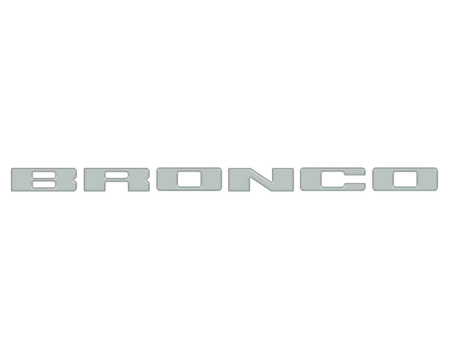Front Grille Letters Overlays Fits 2021 - 2026 Ford Bronco Sport - Speedlogix