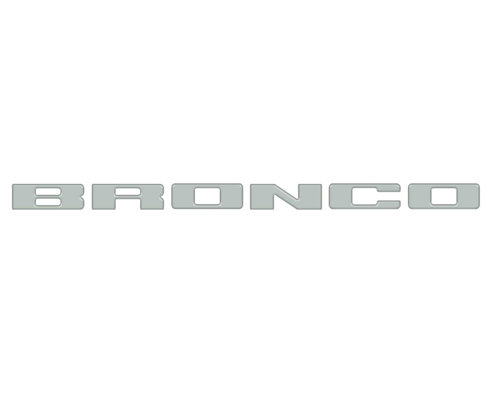 Front Grille Letters Overlays Fits 2021 - 2026 Ford Bronco Sport - Speedlogix