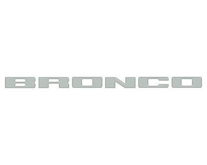 Front Grille Letters Overlays Fits 2021 - 2026 Ford Bronco Sport - Speedlogix