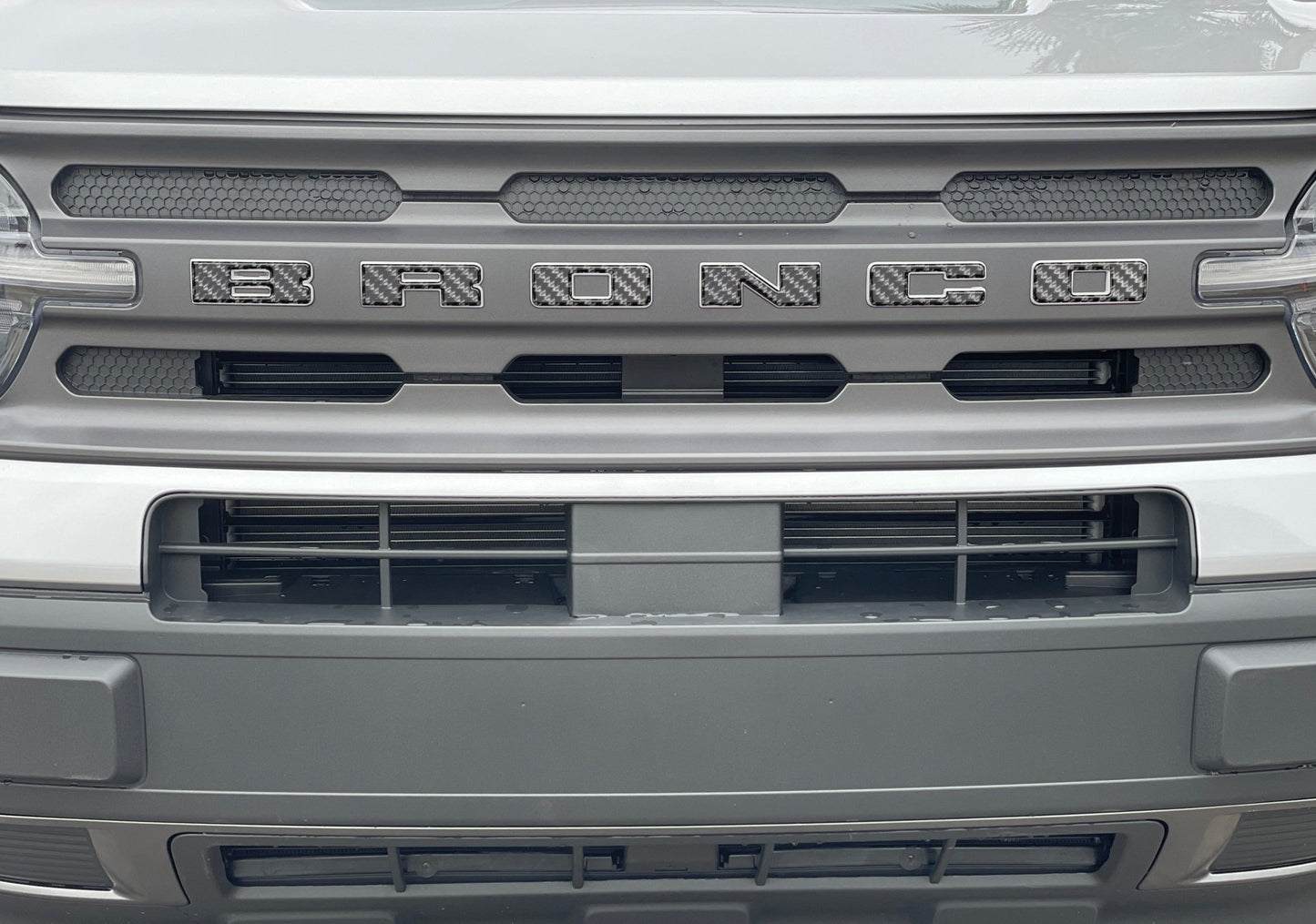 Front Grille Letters Overlays Fits 2021 - 2026 Ford Bronco Sport - Speedlogix