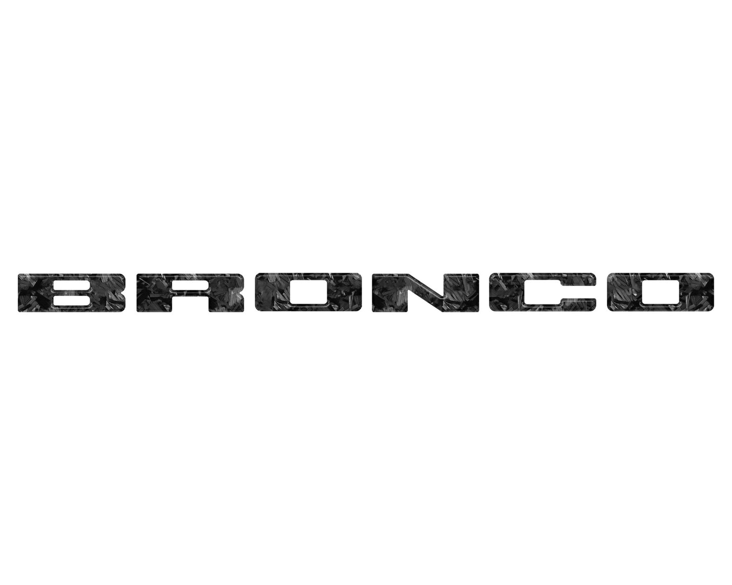 Front Grille Letters Overlays Fits 2021 - 2026 Ford Bronco Sport - Speedlogix