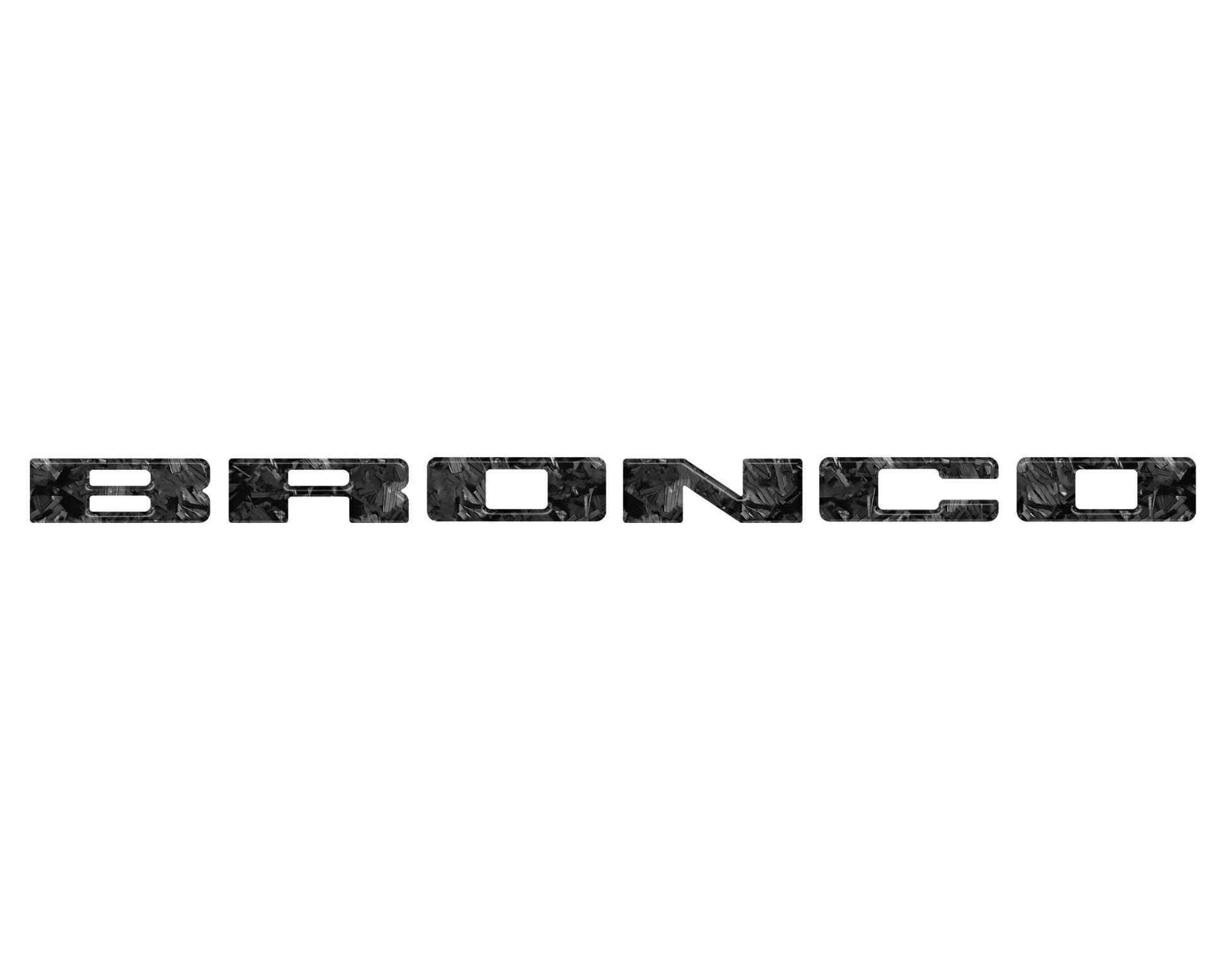 Front Grille Letters Overlays Fits 2021 - 2026 Ford Bronco Sport - Speedlogix