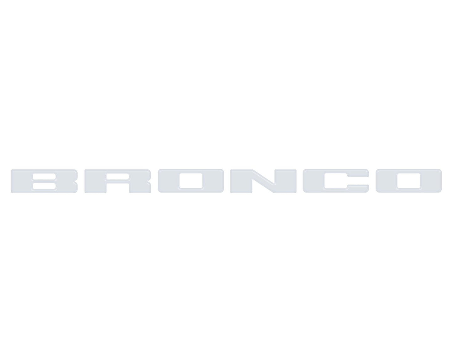 Front Grille Letters Overlays Fits 2021 - 2026 Ford Bronco Sport - Speedlogix