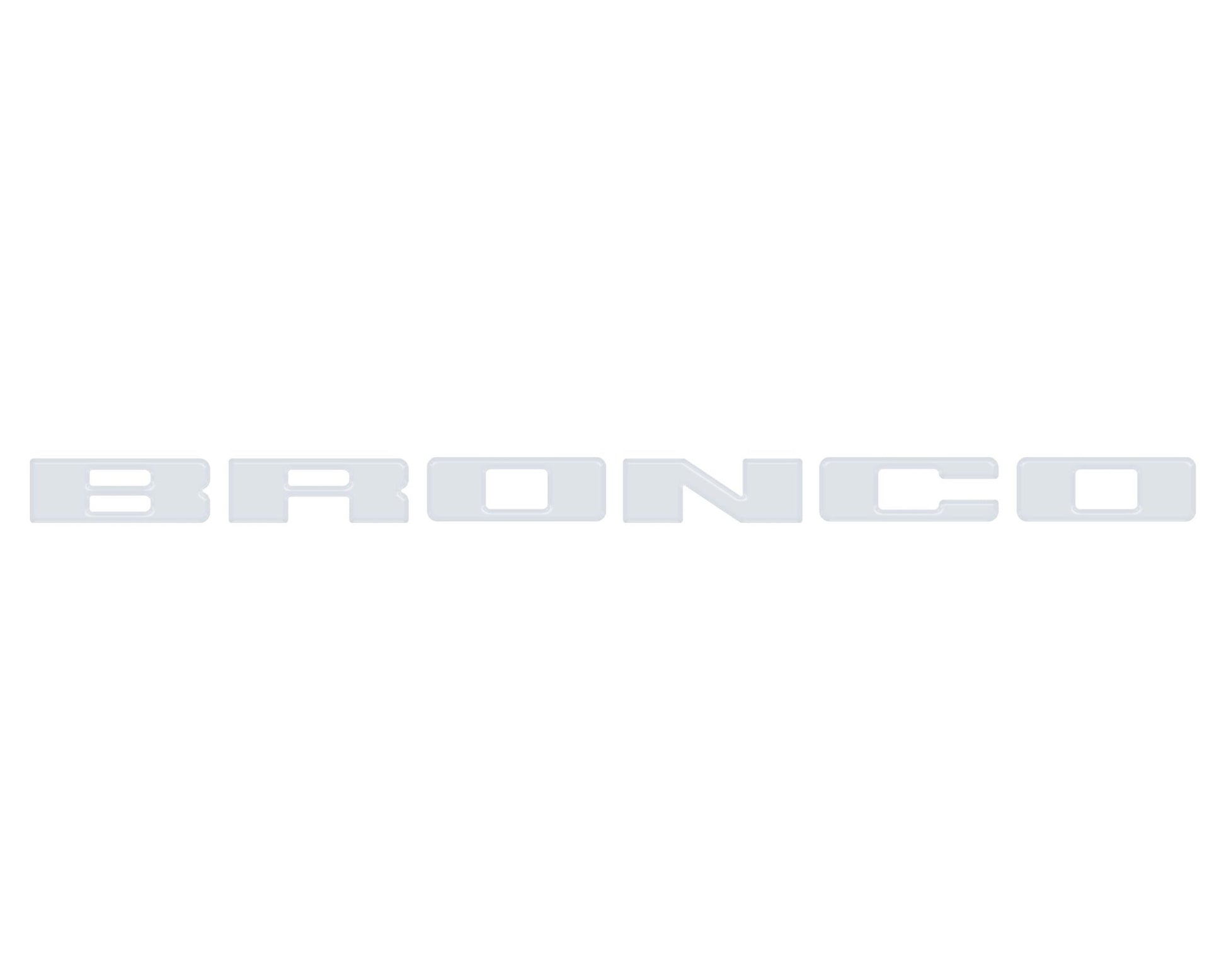 Front Grille Letters Overlays Fits 2021 - 2026 Ford Bronco Sport - Speedlogix