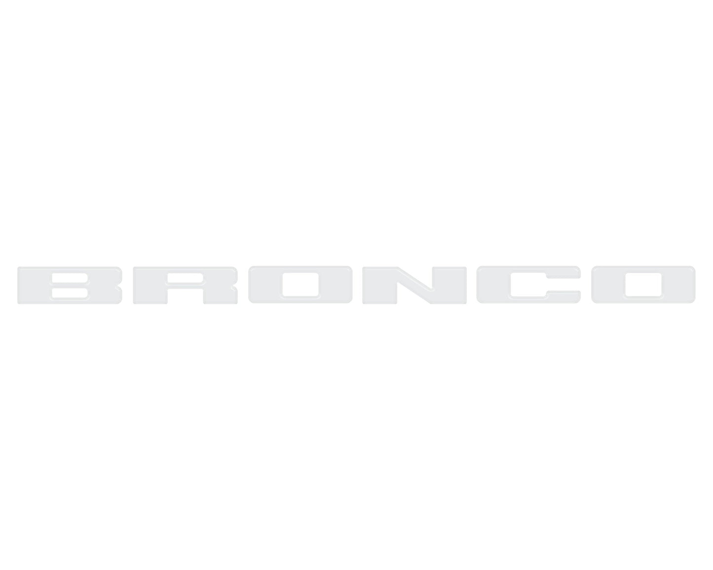 Front Grille Letters Overlays Fits 2021 - 2026 Ford Bronco Sport - Speedlogix
