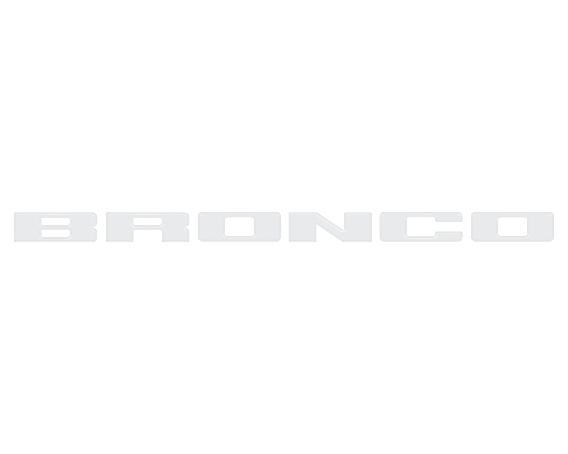 Front Grille Letters Overlays Fits 2021 - 2026 Ford Bronco Sport - Speedlogix
