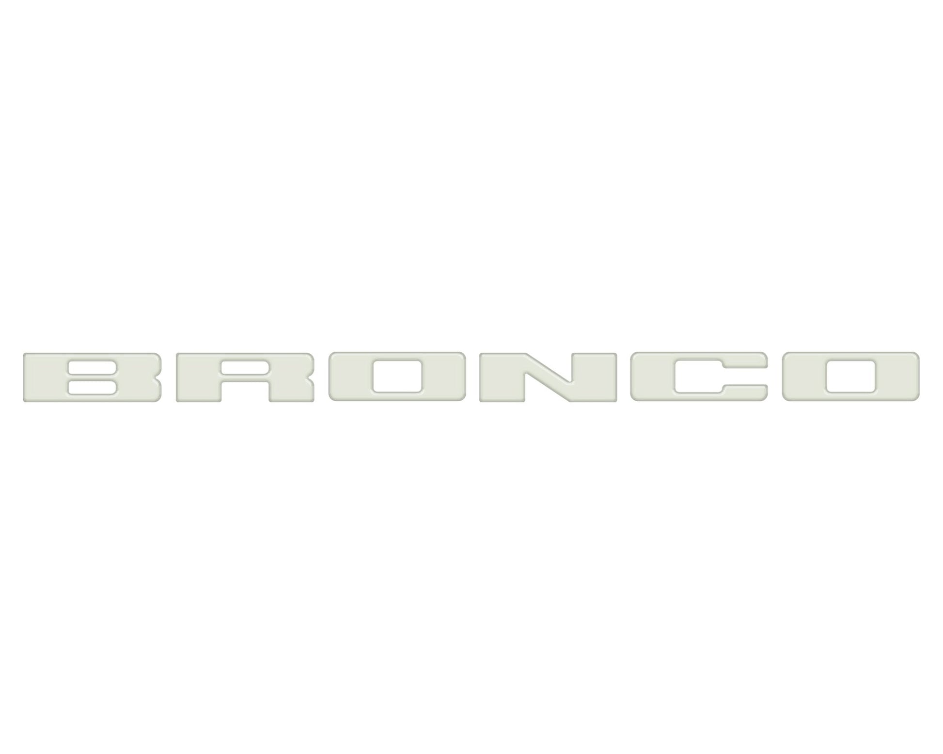 Front Grille Letters Overlays Fits 2021 - 2026 Ford Bronco Sport - Speedlogix